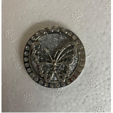 Butterfly Diamond Ring Silver